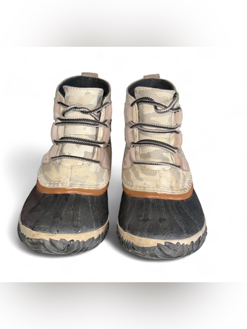 Sorel Duck Boots – Camo/Black – Women’s 7 (EU 38)